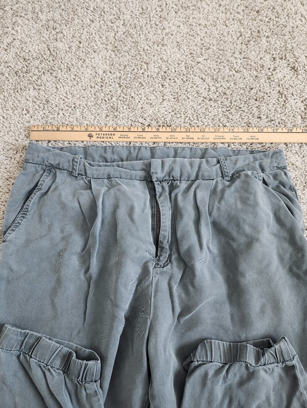 Free People Cool & Clean Harem Cropped Trouser Size 12 - Picture 6 of 8